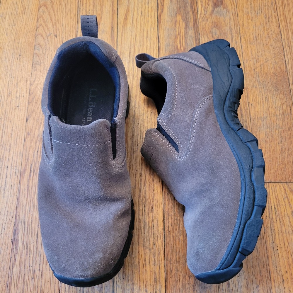 LL Bean 7 Slip On Brown Suede Insulated STORM CHASER 100 Gram Arctic Grip Loafer
